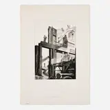 Louis Lozowick, Slum Clearance (Demolition), 1939, lithograph
