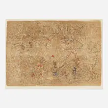 Mark Tobey, Flight Over Forms, 1966, lithograph in colors
