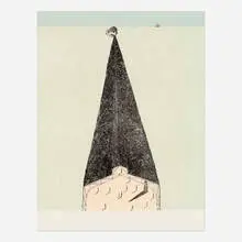 Martin Puryear, Navy Pier, 1984, lithograph in colors