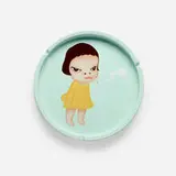 Yoshitomo Nara, Too Young to Die, 2002, glazed ceramic with transfer print