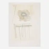 Chair by Robert Motherwell, 1972, lithograph in colors on Rives, sold Apr 2025