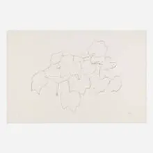Grape Leaves I by Ellsworth Kelly, 1973-74, lithograph on Arches, sold Apr 2025