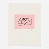 Robert Motherwell, Lungs (from the Ulysses portfolio), 1988, etching in colors on Johannot