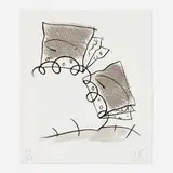 Claes Oldenburg, Notebook Torn in Half, 1997, lithograph on St. Armand Special Etching