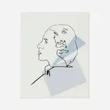 Diana Vreeland (from the Council of Fashion Designers of America (CFDA) suite) by Andy Warhol, 1984, screenprint in colors on HMP, sold Apr 2025