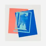 Tidal Basin (Unique) by Andy Warhol, 1983, 3-D unique screenprint and collage on Lenox Museum Board, sold Apr 2025