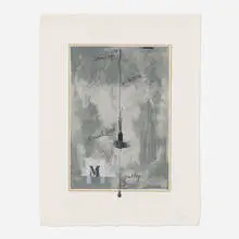 Jasper Johns, M, 1972, lithograph in colors on Angoumois paper