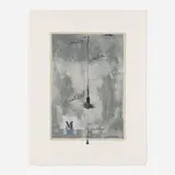 Jasper Johns, M, 1972, lithograph in colors on Angoumois paper