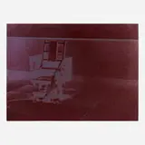 Electric Chair by Andy Warhol, 1971, screenprint in colors on Lenox Museum Board, sold Apr 2025