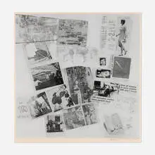Untitled (from the Currents portfolio) by Robert Rauschenberg, 1970, screenprint in colors, sold Apr 2025