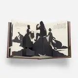 Kara Walker, Freedom: A Fable Bound (Pop-Up Book), 1997, leather-bound volume of offset lithographs and five laser-cut pop-up silhouettes on wove paper