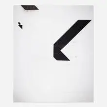 Wade Guyton, X Poster (Untitled 2008, Epson UltraChrome inkjet on linen, 84 x 69 inches, WG2001), 2016, digital print with archival UV curable inks on hand-folded paper (as issued)