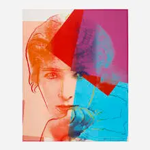 Andy Warhol, Sarah Bernhardt (from the Ten Portraits of Jews of the Twentieth Century portfolio), 1980, screenprint in colors on Lenox Museum Board