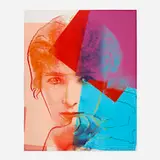 Sarah Bernhardt (from the Ten Portraits of Jews of the Twentieth Century portfolio) by Andy Warhol, 1980, screenprint in colors on Lenox Museum Board, sold Apr 2025