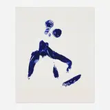 Yves Klein, Monique (from the Anthropométries series), 2004, lithograph in colors on Johannot