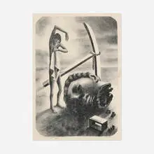 Julio de Diego, Bather, 1937, lithograph