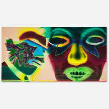 Ed Paschke, Domino, 1985, oil on linen