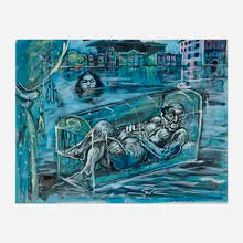Seymour Rosofsky, Untitled, watercolor and gouache on paper