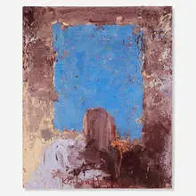 Vera Klement, Man at the Window (Portrait of Stefan Wolpe), 1963, oil on canvas