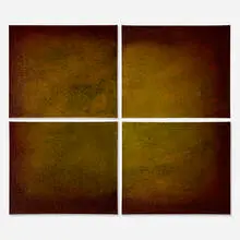Aerial #3 (polyptych) by Karen Sylvester, 1988, oil on canvas in four parts, sold Feb 2025
