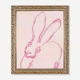 Hunt Slonem, Untitled, 2017, oil and acrylic with diamond dust on wood in artist's frame