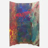 Sam Gilliam, Krakatoa, 1999, mixed media on MDF
