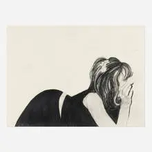 Enoc Perez, The Secret, 2001, graphite on paper