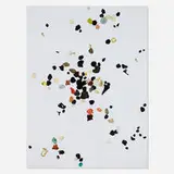 Adam McEwen, Bomber Harris, 2009, acrylic and chewing gum on canvas