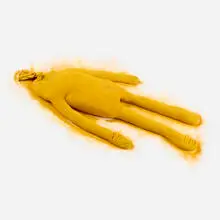 Ernesto Neto, O Corpo Sem Órgãos, 2002, Lycra and turmeric