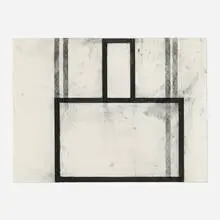 Untitled by Joel Shapiro, 1979, charcoal on paper, sold Feb 2025