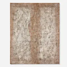 #13 by Hanna Eshel, 1971, oil on burlap, sold Feb 2025