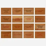 Jenny Holzer, Truisms (sixteen postcards), screenprint on wood