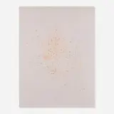 Thomas Wachholz, Ohne Titel (Reibfläche) (Honeycomb), 2016, red phosphorous and binder on wood in cardboard artist's frame
