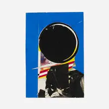 Untitled by Budd Hopkins, 1970, mixed media collage, sold Feb 2025