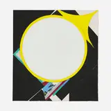 Budd Hopkins, Valuahon, 1973, mixed media collage