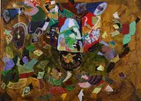 Narendra Pal Singh, Mother India, From the series of "Unending Tales"; acrylic on canvas
