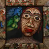 Rameshwar Singh, Miss, Mixed media and collage