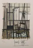 Bernard Buffet, [Artist'S Studio], Color lithograph