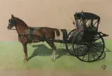 Brantley Smith, The Surrey, Pastel on paper
