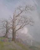 George Elbert Burr, Two Trees in Winter