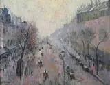 Street in Paris by Camille Pissarro, Oil on canvas, sold Nov 2008