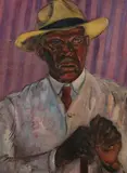 Ab Yberg, The Cuban, Oil on board