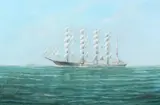 John Arnold, The Ship Copenhagen, Oil on canvas
