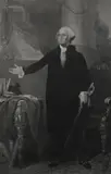 Gilbert Stuart, Untitled, GEORGE WASHINGTON, engraving by O