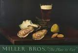 Miller Bros by Vintage Miller Bros. Restaurant Sign, THE PLACE TO EAT, oil on board,, sold Nov 2008