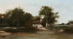 Joseph Thors, Near Worcester, Oil on canvas