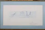 VISIONS OF VENICE, marked EA and bears signature by Salvador Dalí, Etching, sold Dec 2008