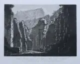 Giuseppe Balzar, AVANZI DE CORRIDORE INTERNO DELL'ANTITEATRO FALVIO, engraving, AVANZI DE CORRIDORE INTERNO DELL'ANTITEATRO FALVIO, engraving