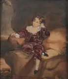 Lepanto Provizi, Young Boy, Watercolor on paper