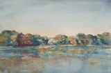 Nicholas Solovioff, Mill Pond, Watercolor